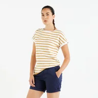 Żeglarstwo - Koszulka marynarska żeglarska damska Tribord Sailing 100 krótki rękaw - miniaturka - grafika 1