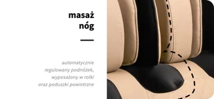 Sakura fotel masujący Comfort 806 brązowy - Akcesoria do masażu - miniaturka - grafika 24
