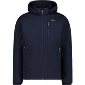 Kurtki męskie - CMP męska kurtka Softshell z odpinanym kapturem, B.Blue-Ice, 54 - miniaturka - grafika 1