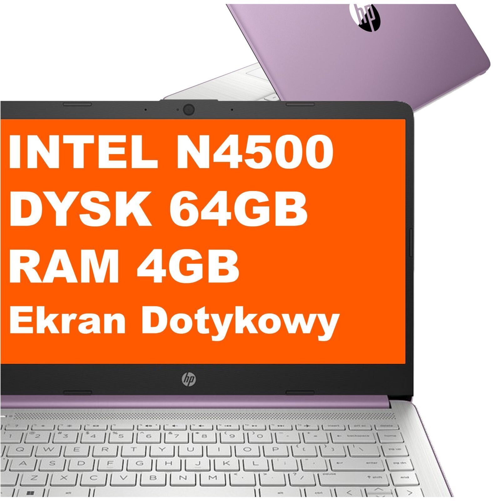 HP 14-dq3240nr / B8SW2UA / Intel N4500 / 4GB / 64GB eMMC / Intel UHD / 14