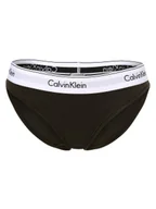 Majtki damskie - Calvin Klein Slipy Kobiety Bawełna zielony jednolity, XS - miniaturka - grafika 1