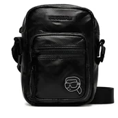 Torby męskie - Saszetka KARL LAGERFELD A2M30216 Czarny - miniaturka - grafika 1