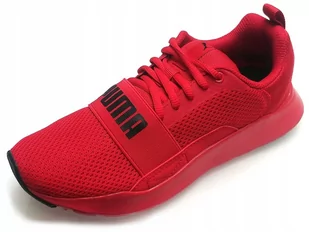 Buty PUMA WIRED JR sportowe czerwone damskie 37 - Moda i Uroda OUTLET - miniaturka - grafika 1