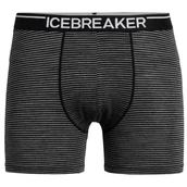 Majtki męskie - Męskie bokserki Icebreaker Mens Anatomica Boxers Rozmiar: XL / Kolor: czarny/szary - miniaturka - grafika 1