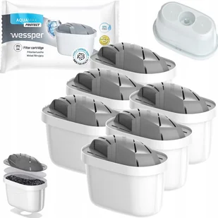 6x Filtr Wessper Aquamax Protect do Twardej Wody do Dzbanka Brita Dafi - Wkłady filtrujące - miniaturka - grafika 1