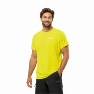 Koszulki męskie - Męska koszulka Jack Wolfskin PRELIGHT TRAIL T M firefly - S - miniaturka - grafika 1