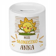 Skarbonki - Skarbonka 330 ml Dla Anny Córki Dziecka Prezent z Nadrukiem ze Zdjęciem - miniaturka - grafika 1