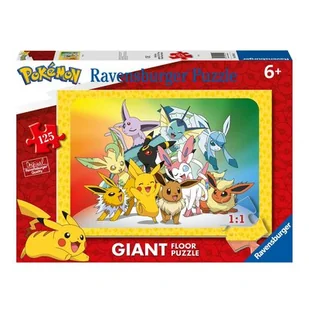 Puzzle RAVENSBURGER Giant Pokemon (125 elementów) - Puzzle - miniaturka - grafika 1