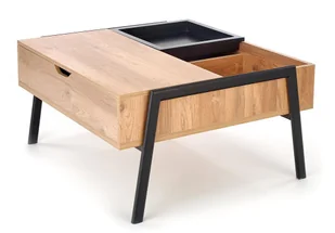 Kwadratowa ława ze schowkiem P0-B45 - Ławy i stoliki kawowe Kwadratowa ława ze schowkiem P0-B45 - Ławy i stoliki kawowe - miniaturka - grafika 1