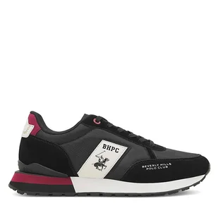 Sneakersy Beverly Hills Polo Club NICK-01 Czarny - Sneakersy męskie - miniaturka - grafika 1