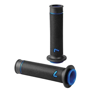 Lampa 90581 Sport-Grip, uniwersalne uchwyty na kierownicę motocyklową, 2 sztuki, gumowe, prawe i lewe - niebieskie - Części motocyklowe - miniaturka - grafika 1