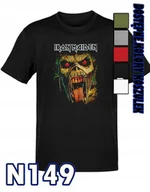 Koszulki męskie - KOSZULKA MĘSKA Z NADRUKIEM PREZENT DLA FANA MUZYKA MAIDEN ROCK WYBÓR - XXL - miniaturka - grafika 1