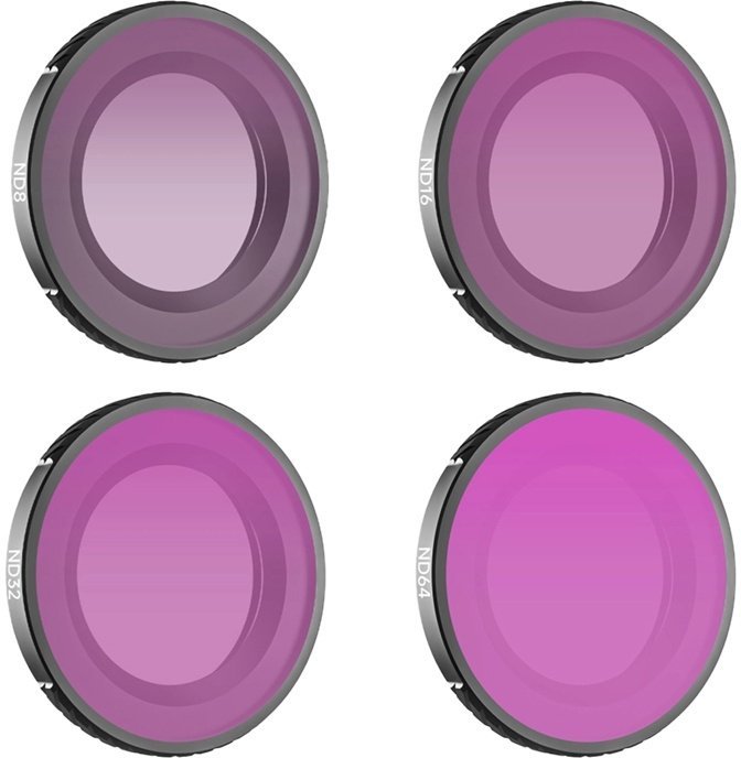 Filtr SunnyLife ZESTAW 4 FILTRÓW SUNNYLIFE ND8 + ND16 + ND32 + ND64 DO OSMO NANO
