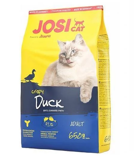 Josera JosiCat Crispy Duck 0,65 kg