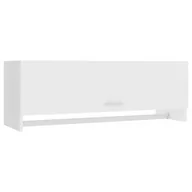 Szafki do salonu - vidaXL Szafka, biała, 100 x 32,5 x 35 cm, płyta wiórowa - miniaturka - grafika 1