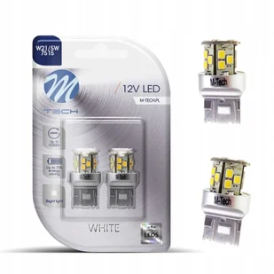 Bardzo Jasna Żarówka M-Tech Led W21/5W W3x16q 21xLED 2835 Osram biała 2szt. - Żarówki samochodowe - miniaturka - grafika 1
