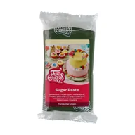 Dodatki do ciast w proszku - Masa cukrowa, fondant ZIELONY BŁYSZCZĄCY - Twinkling Green FunCakes, 250 g - miniaturka - grafika 1