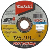 Tarcze do pił - Makita E-10877-25 tarcza tnąca do cięcia metalu 125x0,8x22,2 mm typ 41 płaska Z60U 25 szt. - miniaturka - grafika 1