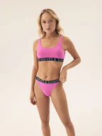 Stroje kąpielowe - Góra bikini typu top Summervibes Bloovii różowy S - miniaturka - grafika 1