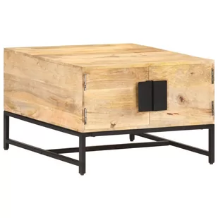 VidaXL Stolik kawowy, 67 x 67 x 45 cm, lite drewno mango 320375 VidaXL - Ławy i stoliki kawowe - miniaturka - grafika 1