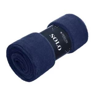 Koc 75 x 150 Mikrofibra Solo Granatowy - Koce i narzuty dla dzieci - miniaturka - grafika 1