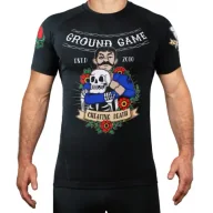 Kimona, stroje i obuwie - Ground Game Rashguard Krótki Rękaw Oldschool - miniaturka - grafika 1