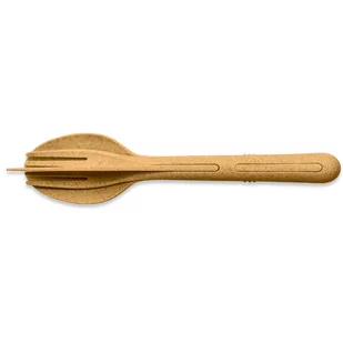 Turystyczny zestaw sztućców KLIKK ORGANIC, KOZIOL - Zestawy sztućców - miniaturka - grafika 1