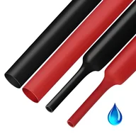 Pozostałe akcesoria sieciowe - Rurka 4,8mm termokurczliwa z klejem czarna - 1m - miniaturka - grafika 1