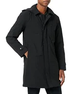 Płaszcze męskie - s.Oliver płaszcz męski długi rękaw, Schwarz, S - miniaturka - grafika 1