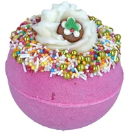 Kosmetyki do kąpieli - Bomb Cosmetics Pudding It Out There Blaster Bath Blaster musująca kula do kąpieli 160g - miniaturka - grafika 1