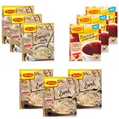 Dania dla dzieci - Winiary Mix Zup żurek, barszcz biały, barszcz czerwony - 9 sztuk - miniaturka - grafika 1