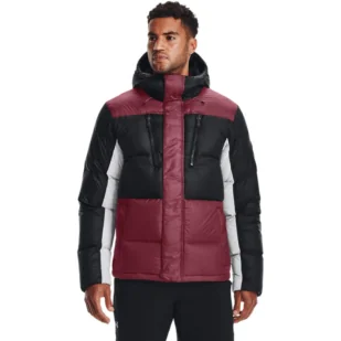 Męska kurtka puchowa pikowana UNDER ARMOUR UA CGI Down Blocked Jkt - Kurtki i kamizelki sportowe męskie - miniaturka - grafika 1