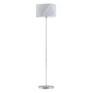 Lampy stojące - Lampa podłogowa LYSNE Fidżi, 60 W, E27, jasnoszara/stalowa, 160x45 cm - miniaturka - grafika 1