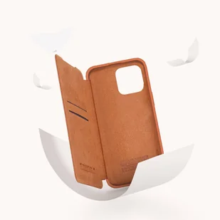 Nillkin Qin Leather Pro Case etui iPhone 14 Pro Max osłona na aparat kabura pokrowiec obudowa z klapką czarny - Etui i futerały do telefonów - miniaturka - grafika 11