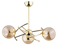 Lampy sufitowe - Kosmito lampa wisząca 3-punktowa złota 62329 - miniaturka - grafika 1