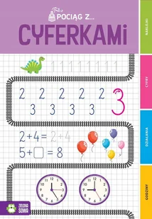 Pociąg z cyferkami - książka - Książki edukacyjne - miniaturka - grafika 1