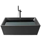 Wanny - Wanna wolnostojąca 170 cm x 80 cm czarna GOCTA - miniaturka - grafika 1
