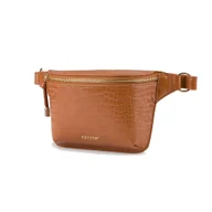 Nerki - Torebka Damska Nerka Saszetka Biodrowa Biodrówka PUCCINI Brązowa TM244-2B - miniaturka - grafika 1