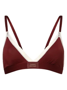Tommy Hilfiger - Damski biustonosz bez fiszbin, czerwony - Biustonosze - miniaturka - grafika 1