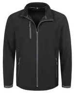 Kurtki męskie - Kurtka Przeciwdeszczowa Softshell, Czarna, Wiatroszczelna, Turystyczna, Sportowa - Stedman - miniaturka - grafika 1