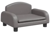 Łóżka dla dzieci i młodzieży - Szara kanapa dziecięca z ekoskóry - Velira 3X - miniaturka - grafika 1