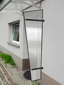 Daszki nad drzwi - LANITPLAST ścianka boczna UNI antracyt / PC - miniaturka - grafika 1