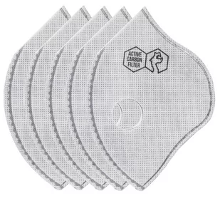 Filtr N99 z aktywnym węglem do maski Sport II AC 5-pak Dragon - M/L - Maseczki antysmogowe - miniaturka - grafika 1