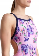 Stroje kąpielowe - Arena Damski Strój kąpielowy WOMEN'S ARENA ROSE TEXTURE SWIMSUIT XCROSS BACK - miniaturka - grafika 1
