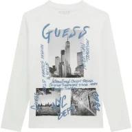Koszulki dla chłopców - Guess Longsleeve | Regular Fit - miniaturka - grafika 1