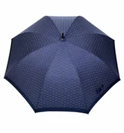 Parasole - Parasol Długi Męski Klasyczny ze wzorem Mozaika 3D granatowa - miniaturka - grafika 1