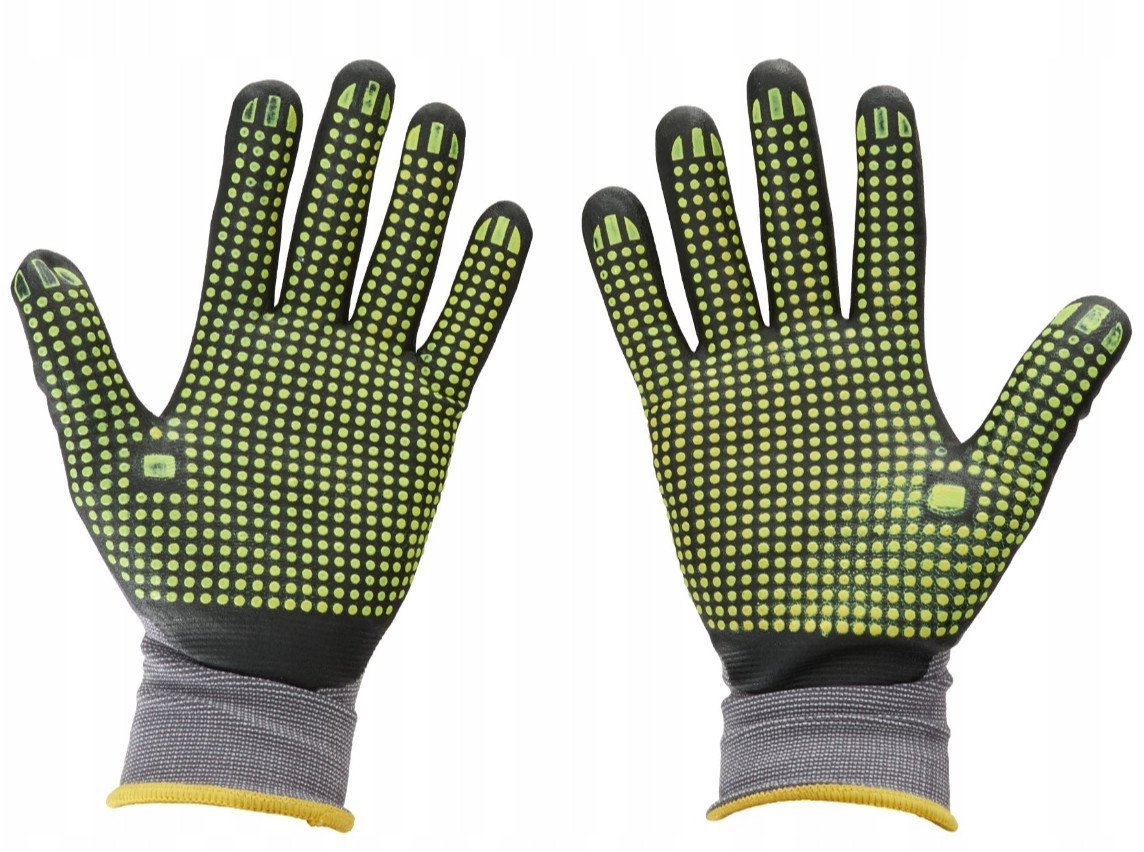 Rękawice robocze nylonowe r. 10 12/240