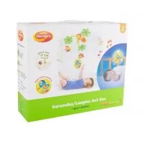 Dumel Discovery Karuzela/lampka 3w1 Zoo - Karuzele dla niemowląt - miniaturka - grafika 1
