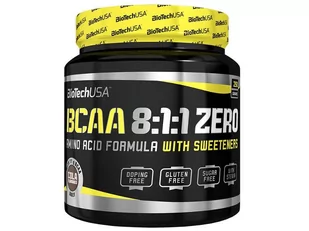 BioTech BCAA 8:1:1 Zero - 250g (33 porcje) - Niebieska Malina - Aminokwasy - miniaturka - grafika 1