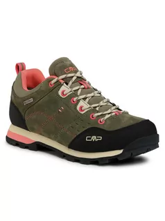 Buty trekkingowe damskie - CMP Skórzane buty trekkingowe "Alcor" w kolorze khaki 8051737365834 - grafika 1